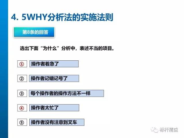 5why分析法,问题分析与解决的工具【标杆精益杂志】第839期