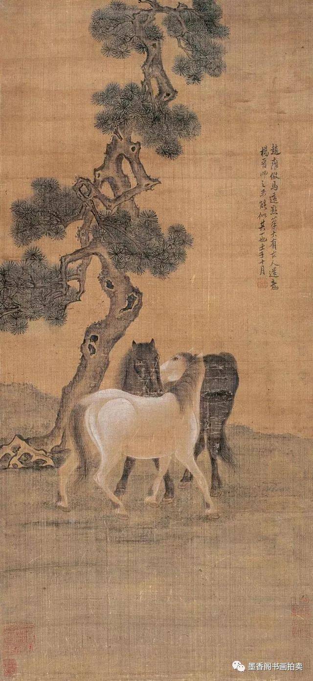 清代宫廷画家 杨晋花鸟画作品欣赏