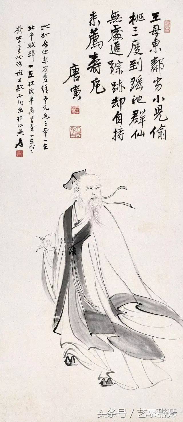 张大千人物画100幅,形态各异,各种范,精美漂亮,叹服!