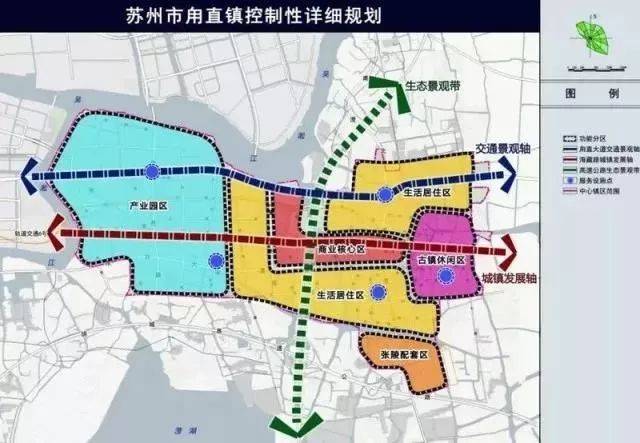 另外,在今年初苏州规划局出台的《苏州市甪直镇控制性详细规划说明》