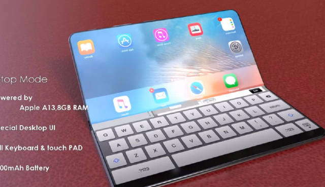 苹果又放大招!iPhone X Flex柔性屏折叠手机被