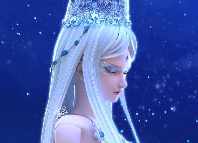 四个侧颜美如画的叶罗丽仙子,冰公主高冷,灵公主的祈祷很甜美