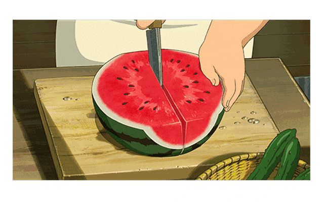 今年的夏天,真的好热,40度的那几天,只想在家吹着空调吃西瓜.