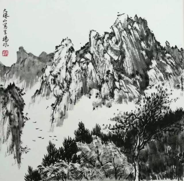 杨枫国画作品欣赏