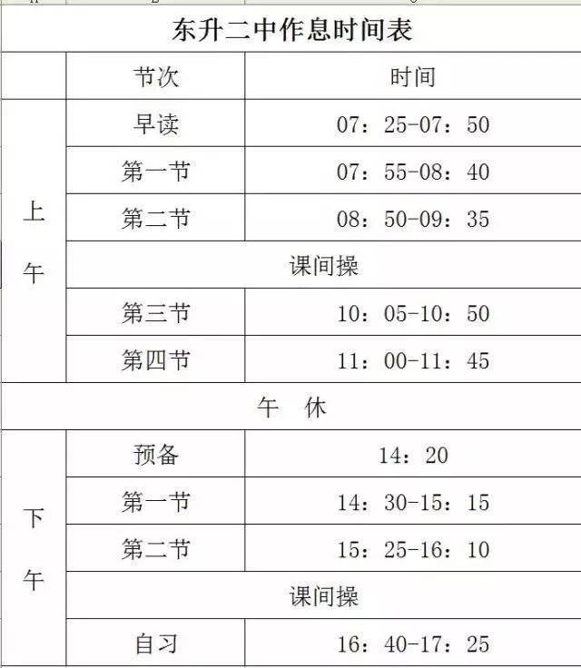 最新最全||洛阳各初中,高中作息时间表!孩子在校干啥,你要心里有数