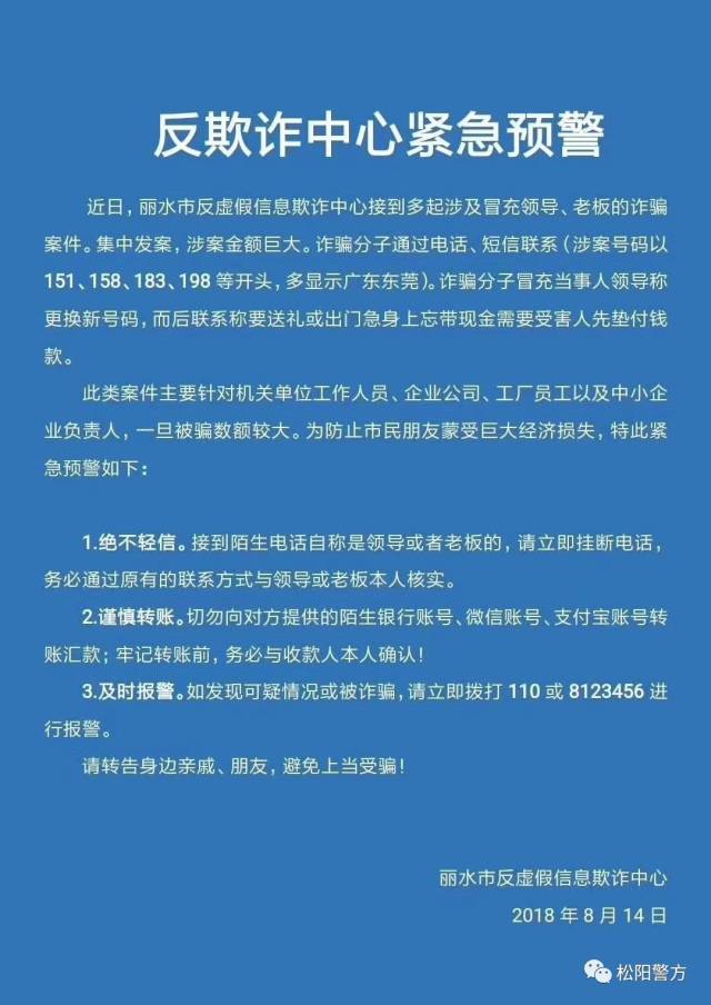 网络诈骗联系电话