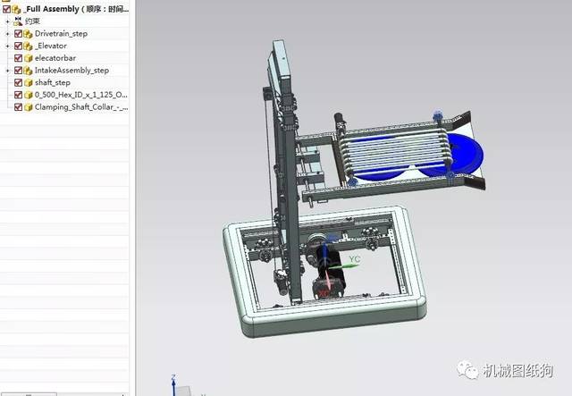 【机器人】team bdr 238 cadathon机器人车3d模型图纸