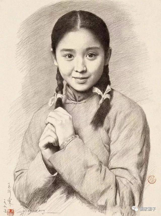 中国最美素描女孩,这画得也太美了