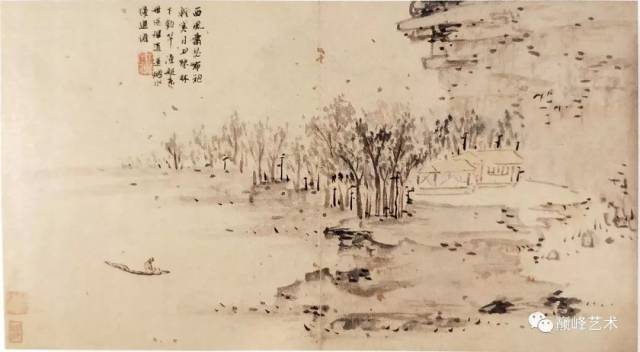莫是龙仿古山水四帧