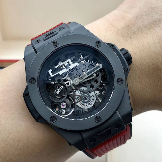 二手正品宇舶大爆炸414ci1110rx手动机械十日链男表回收案例