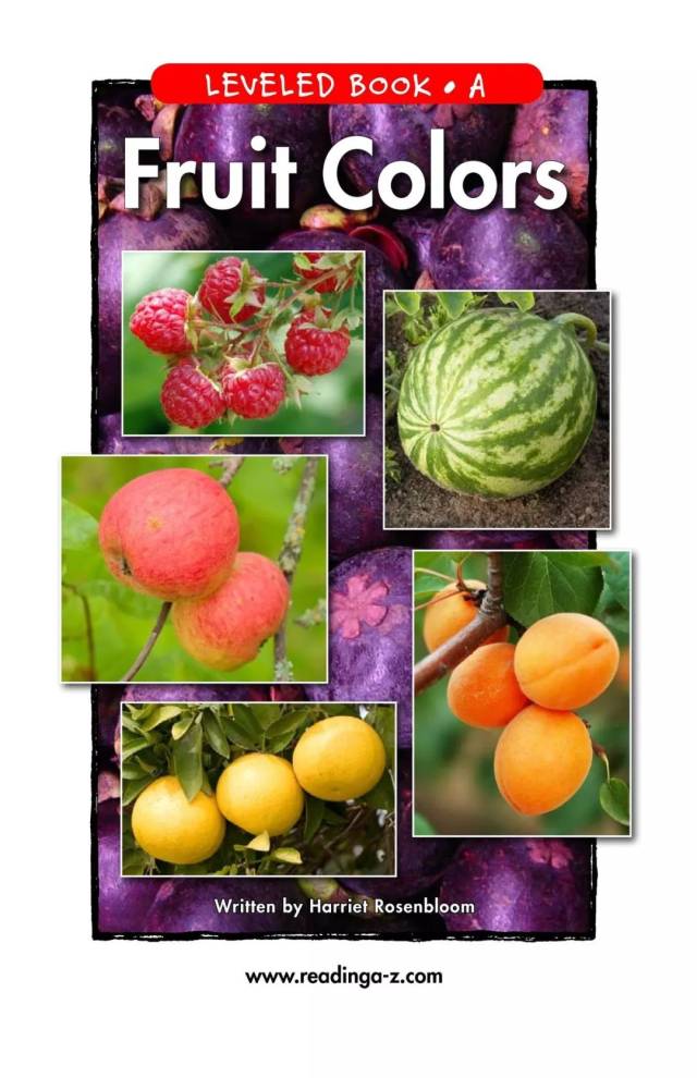 水果的颜色《fruit colors》