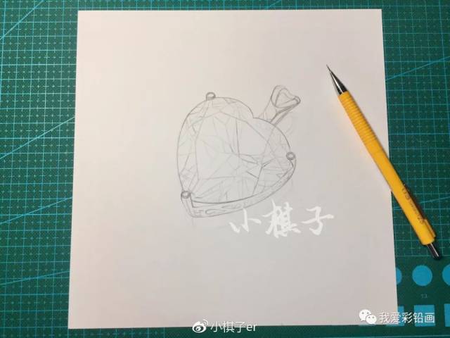 【教程】教你画水晶——幽蓝之心