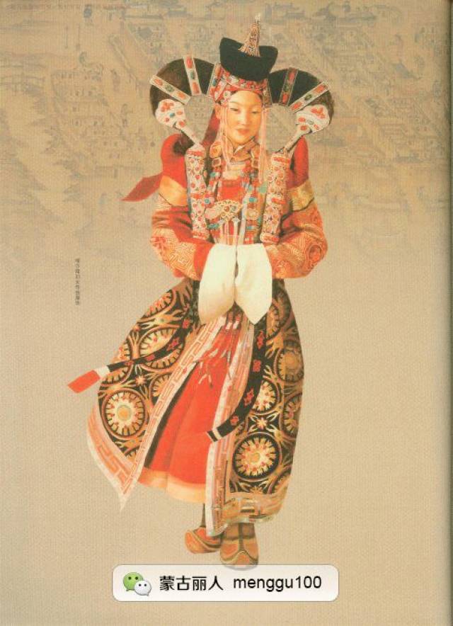 传承 16张蒙古族的服装手绘图