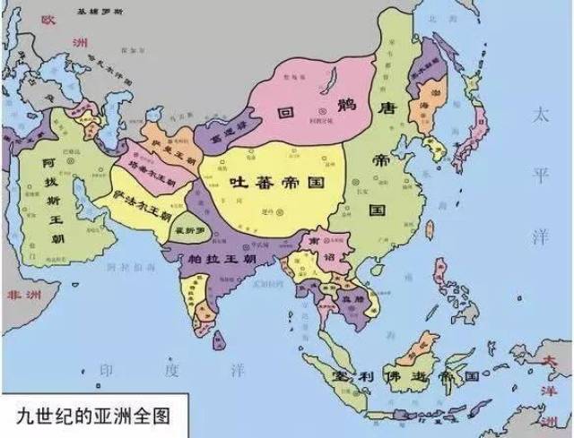 前唐 前唐的版图可以看出当时唐朝的强大,西部北部疆域的开拓已经超越