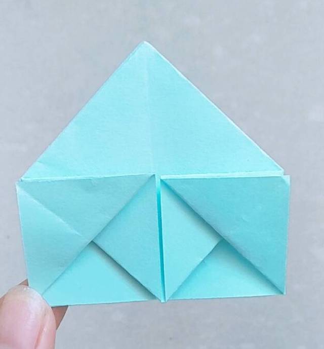 卡纸简单变换,折出漂亮小花
