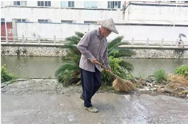 文明传真|义务扫地15年 乐清老人每年扫坏10余把扫帚