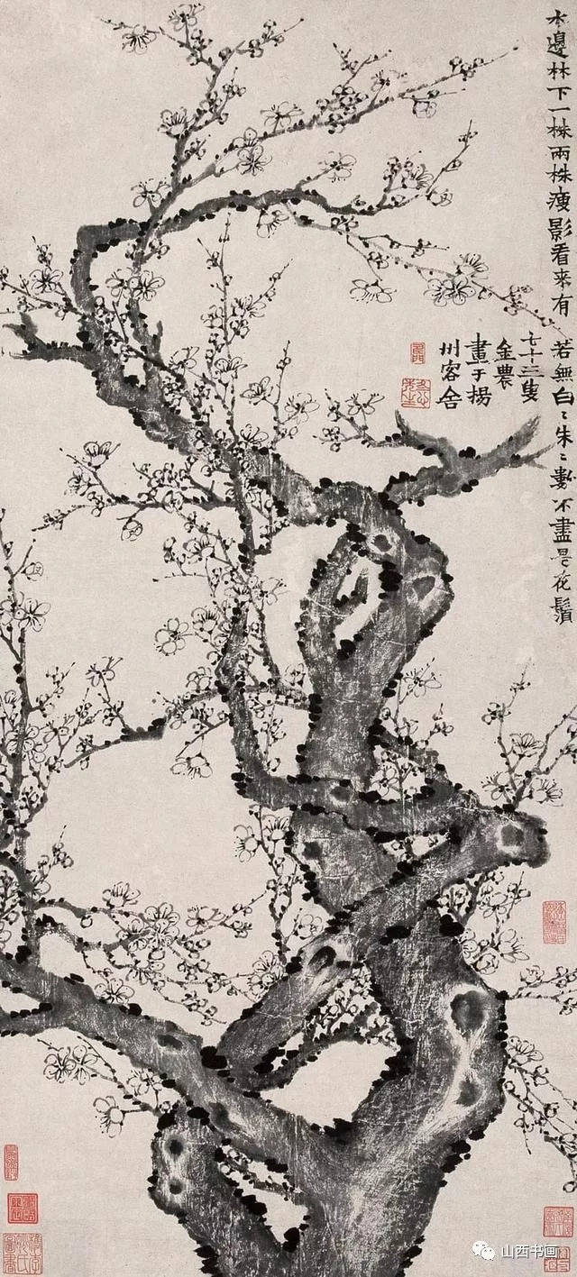 清· 金农绘画作品欣赏,风格独特,不愧为"扬州八怪"之