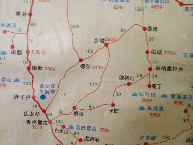 成都去拉萨318川藏线最经典的5条线路:珍藏地图解说