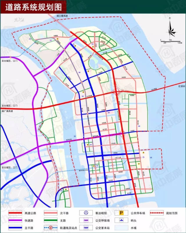 调整后用地规划图