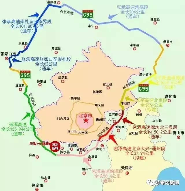 北京"大七环"闭环通车, 1小时环京经济圈圈定涞水