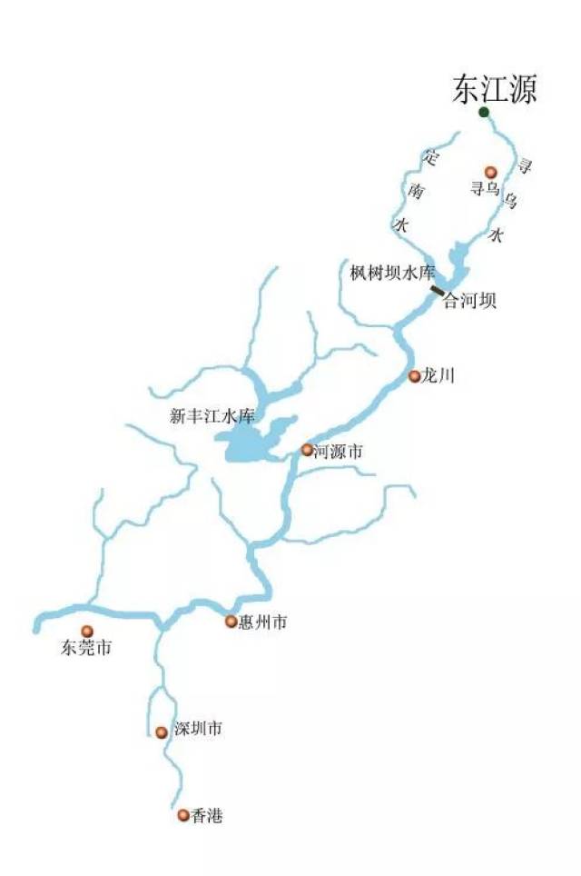 东江,是客家人主要居住之地,流域内几乎都是清一色的客家人;东江流域图片