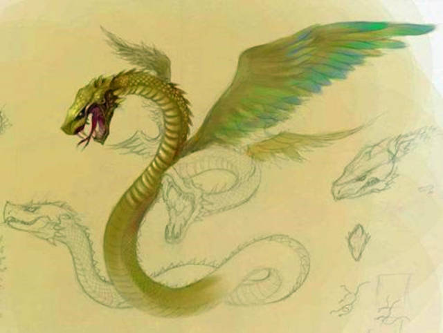 上古时期的五大妖蛇,第三种长成四不像,第一种呼风唤雨远胜龙族