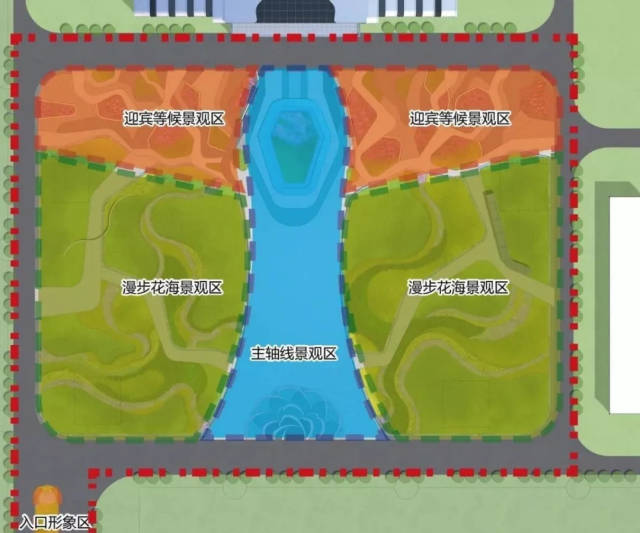牡丹机场广场设计四大功能区,将突出菏泽城市特色!