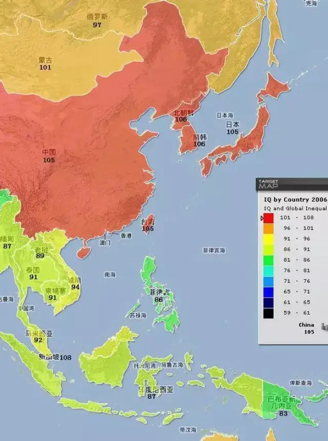 东亚的中日韩朝4国人是世界上智商最高的人群为什么