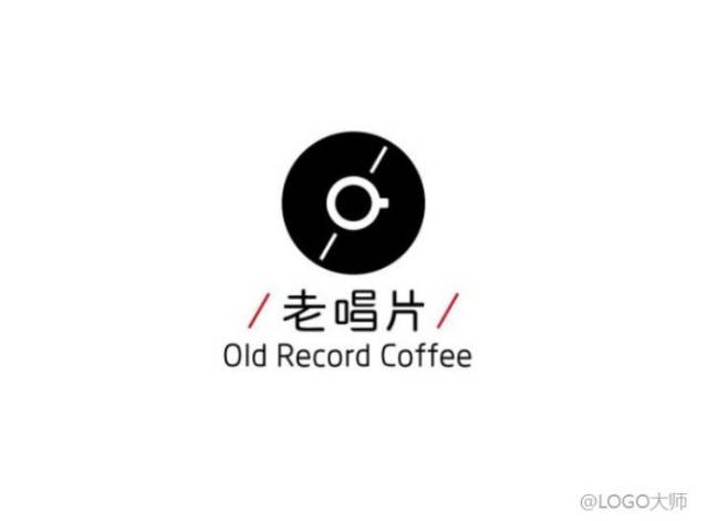 一组以黑胶唱片为元素的灵感logo设计欣赏