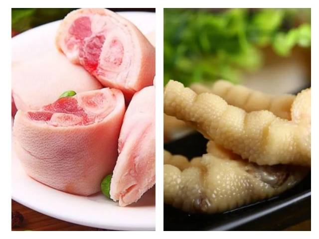 所以猪蹄,鸡爪并不美容,营养价值十分有限.