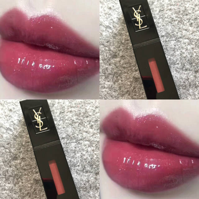 圣罗兰 ysl 黑管唇釉 #407,秋日里最迷人色号