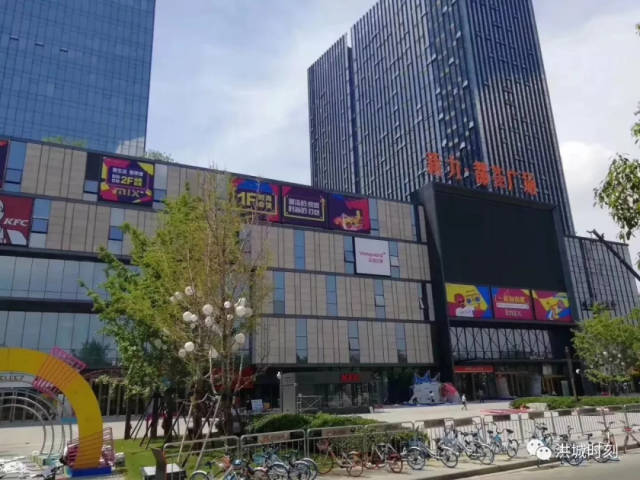 商业南昌 位于高新区的新力都荟广场目前商场已经基本完工,华润万家