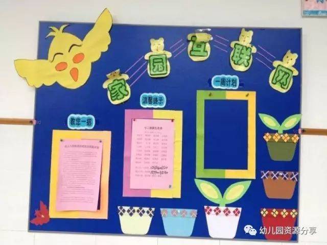 幼儿园家园共育栏获奖作品欣赏,总有你适合的一款!