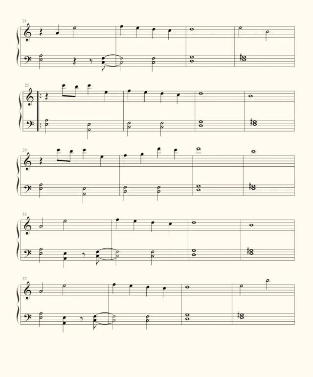 那些适合新手演奏的好听钢琴曲 30 (附曲谱)