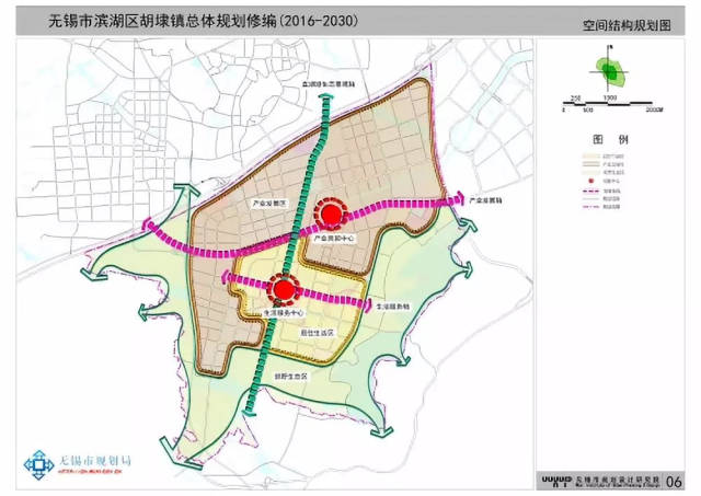 胡埭镇总体规划修编(2016-2030) 本次该规划范围为胡埭镇行政辖区