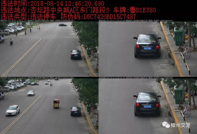 「滕州生活」每周交通违章曝光:右转压线,乱停车仍是重点!
