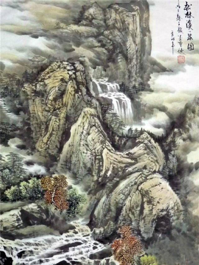 中国画家李一功山水画作品欣赏