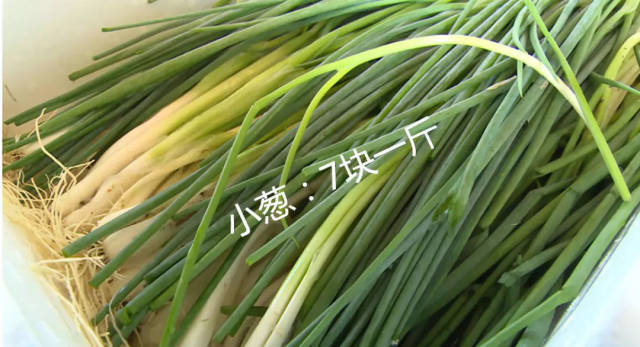 涨声一片.徐州市场小葱批发价7块!香菜15!吃