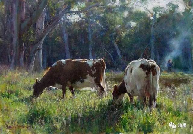 澳大利亚画家的风景油画50幅,真美!