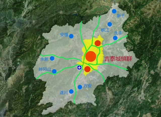 吉安最新规划出炉,这七条铁路成为新亮点!