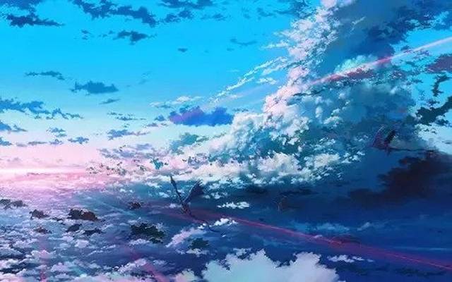 唯美意境二次元夏日天空插画,每一张都能成为你的壁纸