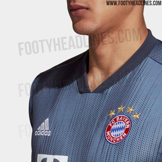 拜仁第二客场球衣曝光,海洋环保组织参与设计