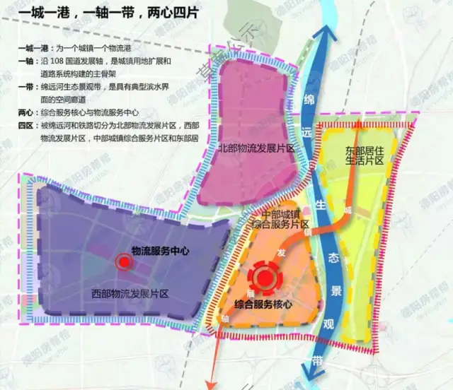 德阳近郊第一大镇——黄许,一城一港最新规划草案出炉