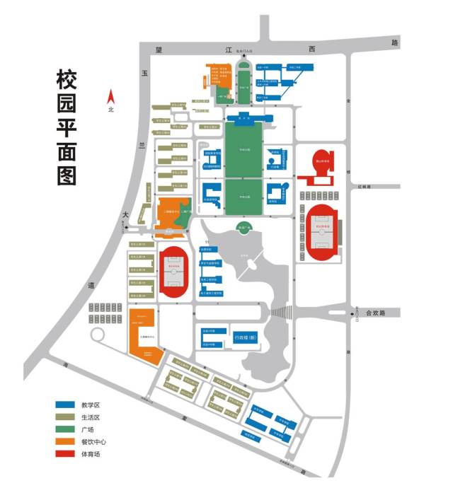 最后附上华园平面图,大家也可以通过手机地图查询具体位置