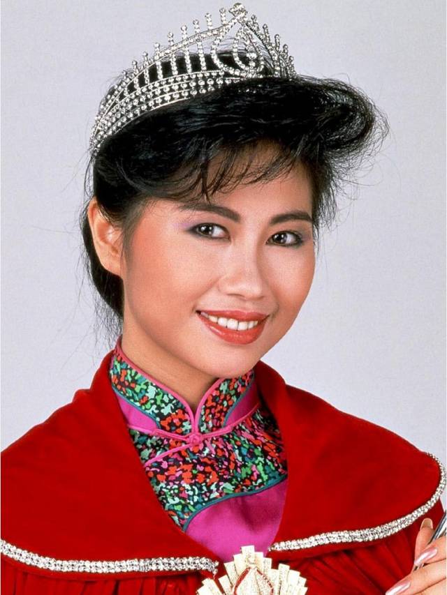 1987年香港小姐冠军杨宝玲.
