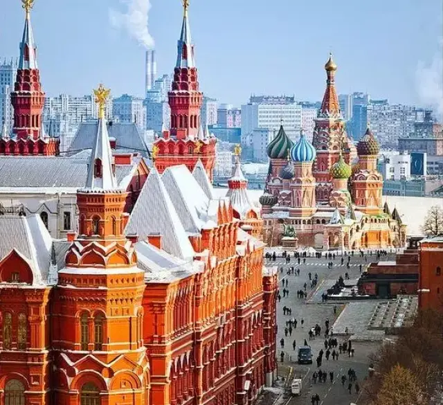 莫斯科:雪中的红场惊艳绝伦