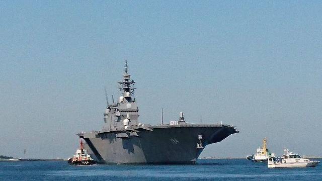 中国南海遭日本自卫队大规模军事介入,准航母加贺号巡航引关注