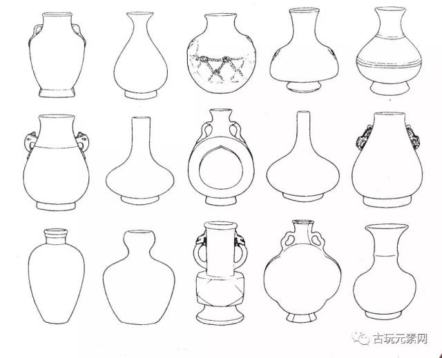 雍正器型示意图