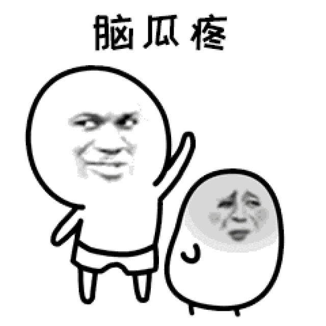 抖音gif表情包:哎呀妈呀,脑瓜疼-搞笑频道-手机搜狐