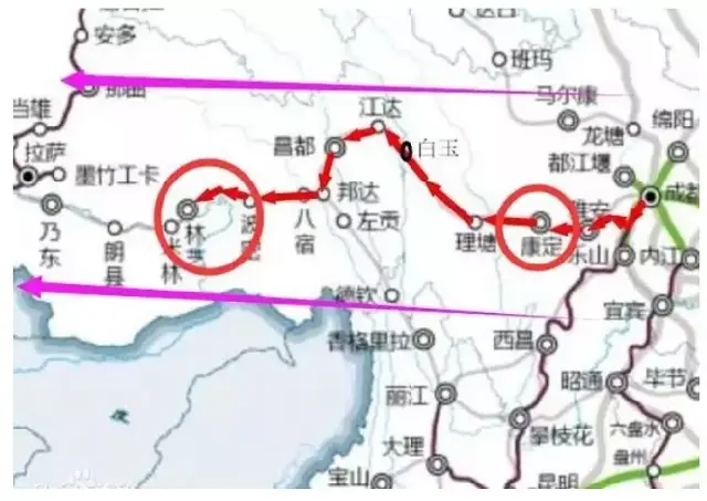 川藏铁路多久通车,318国道川藏铁路有哪些站点